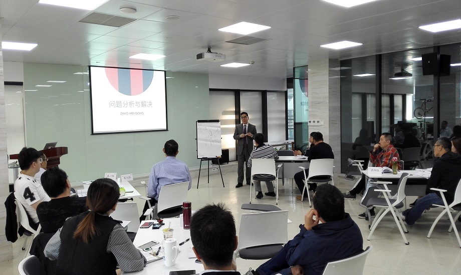 某公司“模拟沙盘”及“问题分析与解决”培训